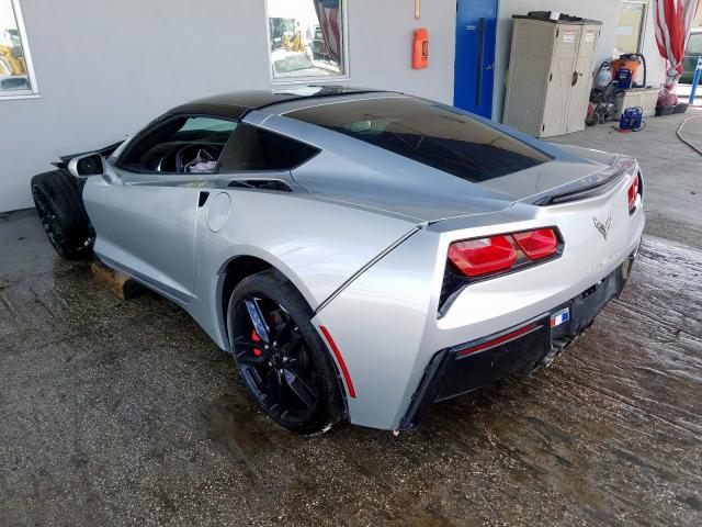 1G1YB2D77K5113779 - 2019 CHEVROLET CORVETTE STINGRAY 1LT  photo 3