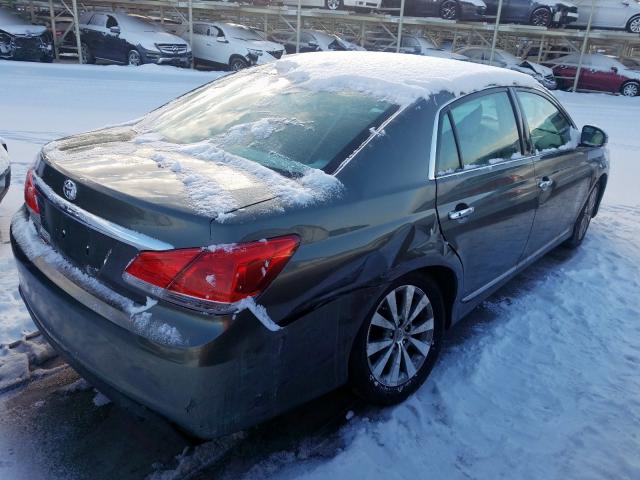 4T1BK3DB3BU393452 - 2011 TOYOTA AVALON BASE  photo 4