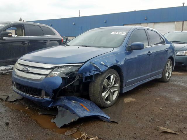 3FAHP0KC2AR324287 - 2010 FORD FUSION SPORT  photo 2