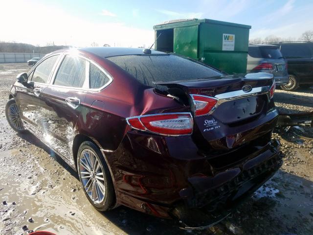 3FA6P0H98DR331610 - 2013 FORD FUSION SE  photo 3