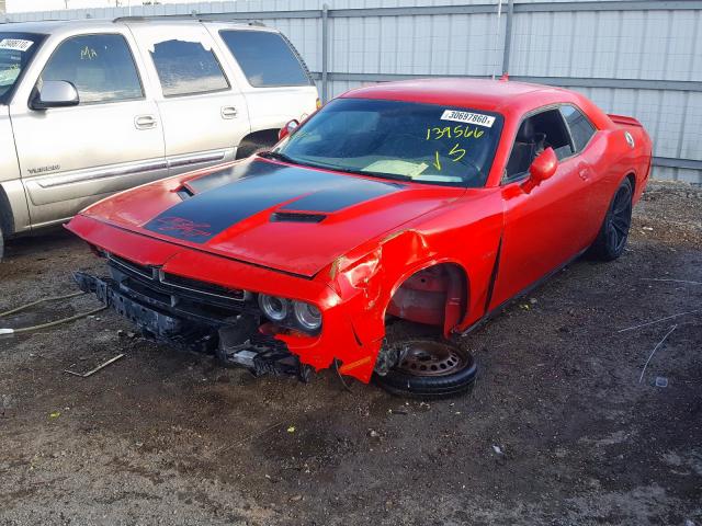 2C3CDZBT6FH733417 - 2015 DODGE CHALLENGER SXT PLUS  photo 2