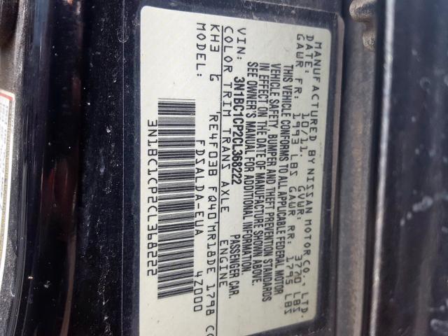 3N1BC1CP2CL368222 - 2012 NISSAN VERSA S  photo 10