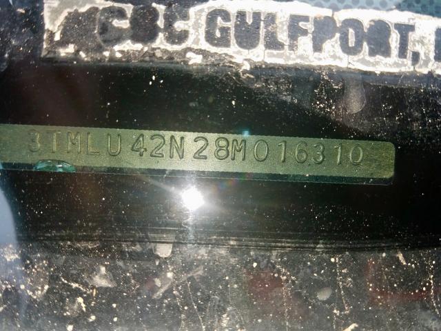 3TMLU42N28M016310 - 2008 TOYOTA TACOMA DOUBLE CAB  фото 10