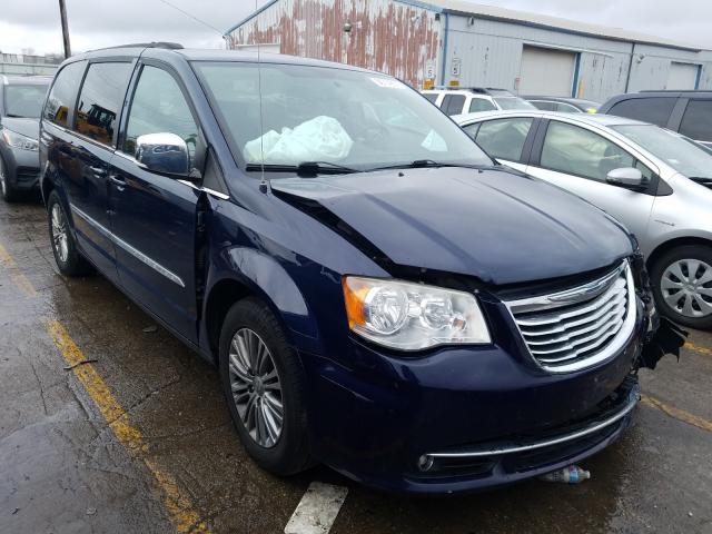 2C4RC1CG8DR736564 - 2013 CHRYSLER TOWN & COU TOURING L BLUE photo 1