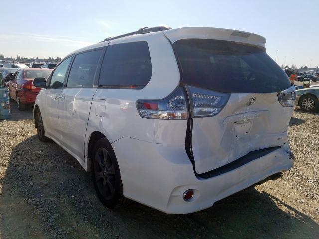 5TDXK3DC8FS617411 - 2015 TOYOTA SIENNA SPORT  photo 3