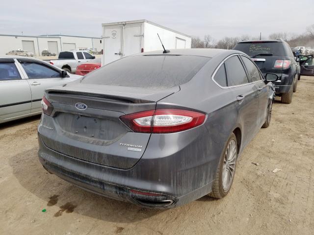 3FA6P0K92ER101524 - 2014 FORD FUSION TITANIUM  photo 4