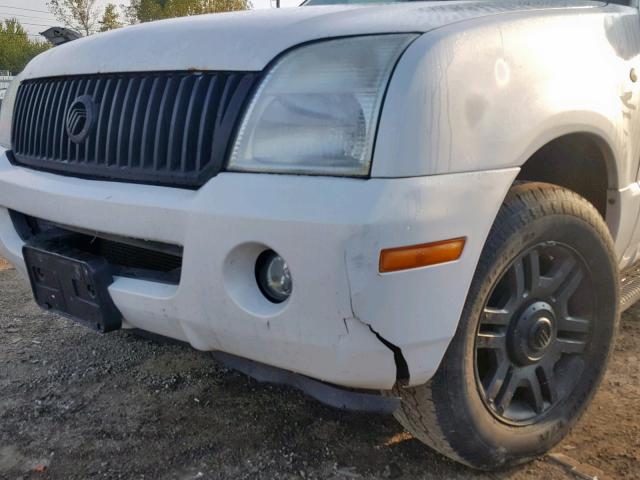 4M2ZU86WX2ZJ41365 - 2002 MERCURY MOUNTAINEER  photo 9