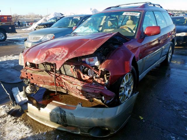 4S3BH806527664518 - 2002 SUBARU LEGACY OUTBACK H6 3.0 LL BEAN  photo 2