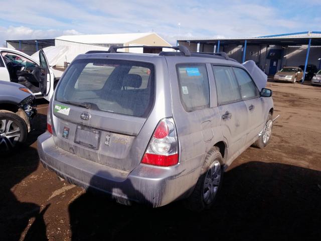 JF1SG63668H714922 - 2008 SUBARU FORESTER 2.5X  photo 4