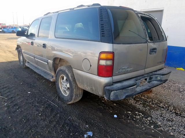 1GNEC16Z12J336222 - 2002 CHEVROLET SUBURBAN C1500  photo 3