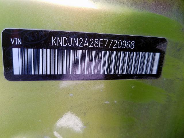 KNDJN2A28E7720968 - 2014 KIA SOUL  photo 10