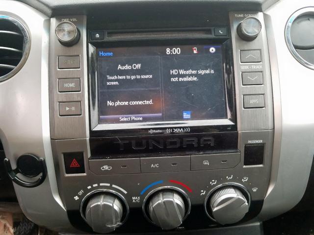 5TFRM5F13EX081227 - 2014 TOYOTA TUNDRA DOUBLE CAB SR/SR5  photo 9