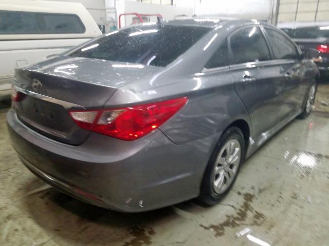 5NPEB4AC8BH160360 - 2011 HYUNDAI SONATA GLS  photo 4