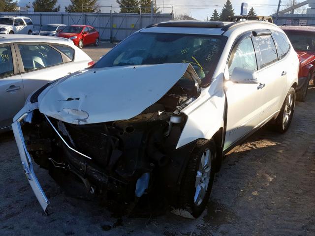 1GNKVLED7BJ133091 - 2011 CHEVROLET TRAVERSE LTZ  photo 2