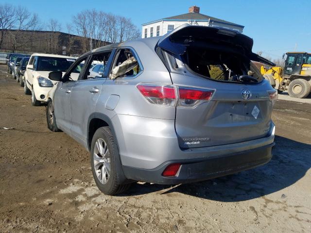 5TDBKRFH4FS113797 - 2015 TOYOTA HIGHLANDER LE  photo 3