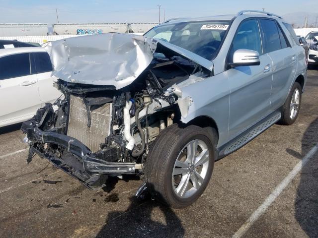 4JGDA5HB1FA530509 - 2015 MERCEDES-BENZ ML 350 4MATIC  photo 2