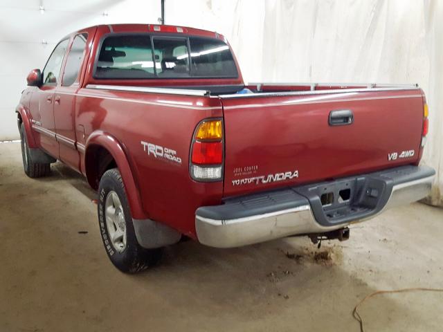 5TBBT4819YS122328 - 2000 TOYOTA TUNDRA ACCESS CAB LIMITED  photo 3