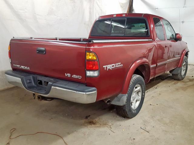 5TBBT4819YS122328 - 2000 TOYOTA TUNDRA ACCESS CAB LIMITED  photo 4