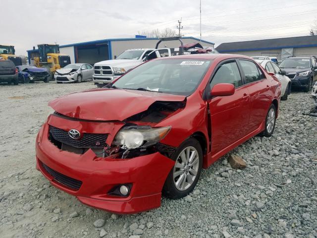 2T1BU4EE7AC503041 - 2010 TOYOTA COROLLA BASE  foto 2