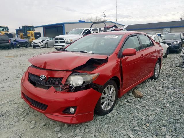 2T1BU4EE7AC503041 - 2010 TOYOTA COROLLA BASE  photo 2