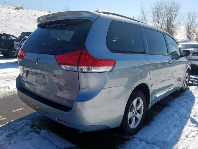 5TDKK3DC5BS166961 - 2011 TOYOTA SIENNA LE  photo 4