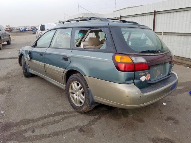 4S3BH675027635736 - 2002 SUBARU LEGACY OUTBACK AWP  photo 3