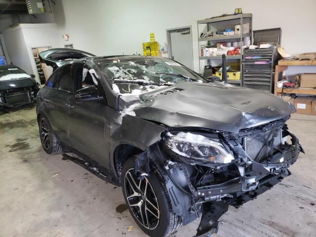 4JGED6EBXKA137074 - 2019 MERCEDES-BENZ GLE COUPE 43 AMG GRAY photo 1