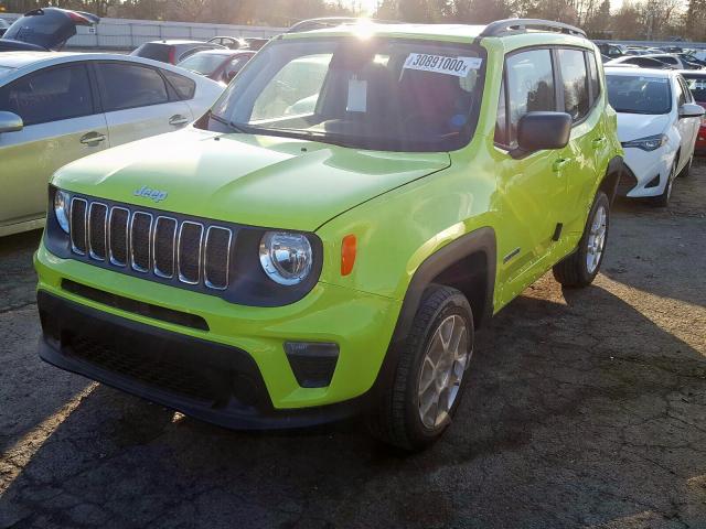 ZACNJBAB0KPJ74546 - 2019 JEEP RENEGADE SPORT  լուսանկար 2