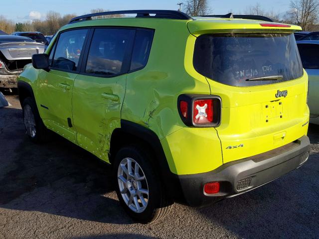 ZACNJBAB0KPJ74546 - 2019 JEEP RENEGADE SPORT  լուսանկար 3