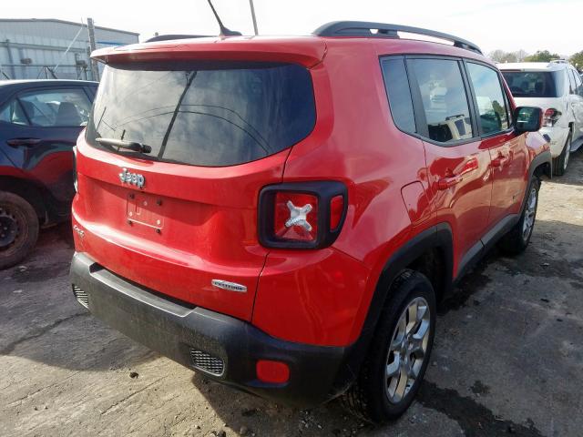 ZACCJBBB6HPE89451 - 2017 JEEP RENEGADE LATITUDE  photo 4