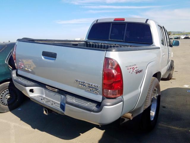 5TEJU62N27Z439294 - 2007 TOYOTA TACOMA DOUBLE CAB PRERUNNER  photo 4