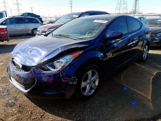 5NPDH4AE4DH349120 - 2013 HYUNDAI ELANTRA GLS  photo 2