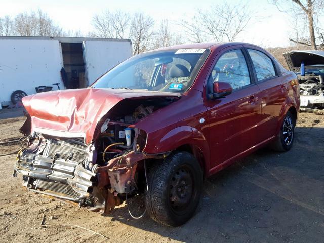 KL1TD56617B188284 - 2007 CHEVROLET AVEO BASE  фото 2