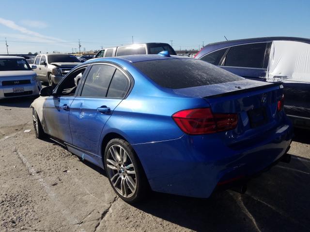 WBA8B3C56JK777730 - 2018 BMW 340 I BLUE photo 3