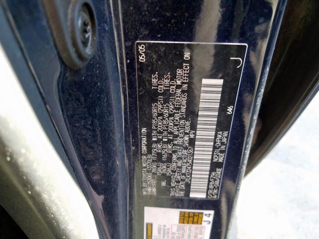 JTLKT324754021367 - 2005 TOYOTA SCION XB  photo 10