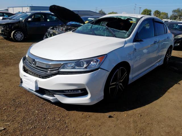 1HGCR2F50GA164548 - 2016 HONDA ACCORD SPORT  photo 2