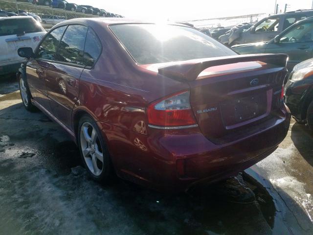 4S3BL626X97223266 - 2009 SUBARU LEGACY 2.5I LIMITED  photo 3