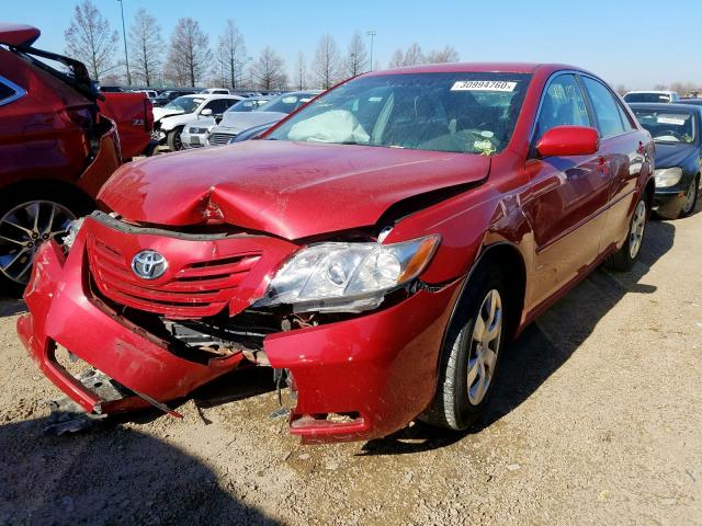 4T4BE46K99R105198 - 2009 TOYOTA CAMRY BASE  photo 2