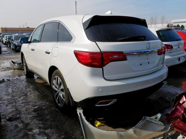 5FRYD4H43GB509127 - 2016 ACURA MDX TECHNOLOGY  photo 3