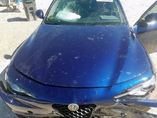 ZARFAMBN4K7603170 - 2019 ALFA ROMEO GIULIA TI  photo 7