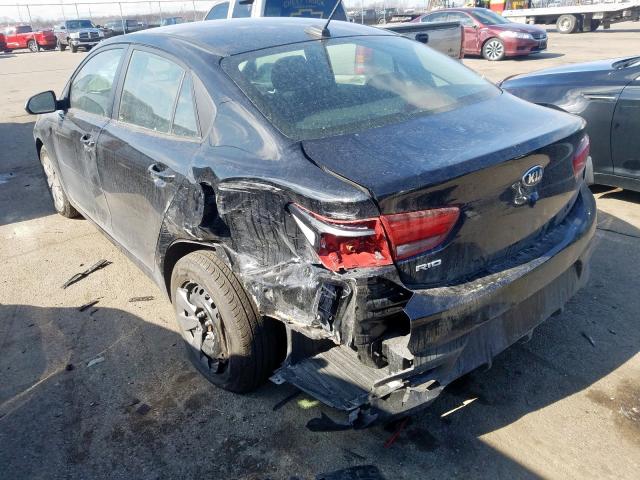 3KPA24AB9KE225856 - 2019 KIA RIO S  photo 3