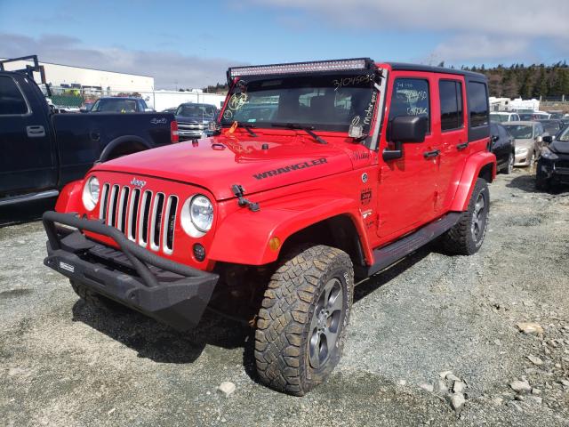 1C4BJWEG9HL703640 - 2017 JEEP WRANGLER UNLIMITED SAHARA  photo 2