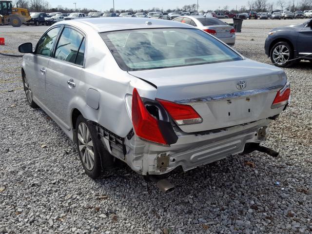 4T1BK3DB1BU408188 - 2011 TOYOTA AVALON BASE 银色 照片 3