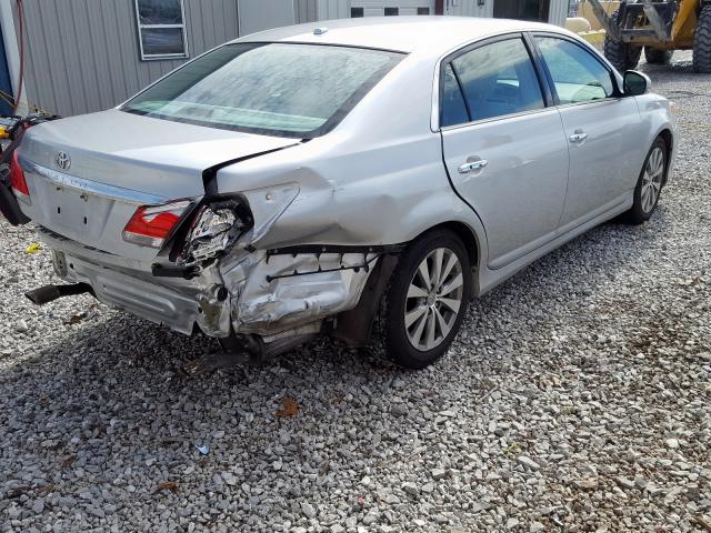 4T1BK3DB1BU408188 - 2011 TOYOTA AVALON BASE 银色 照片 4