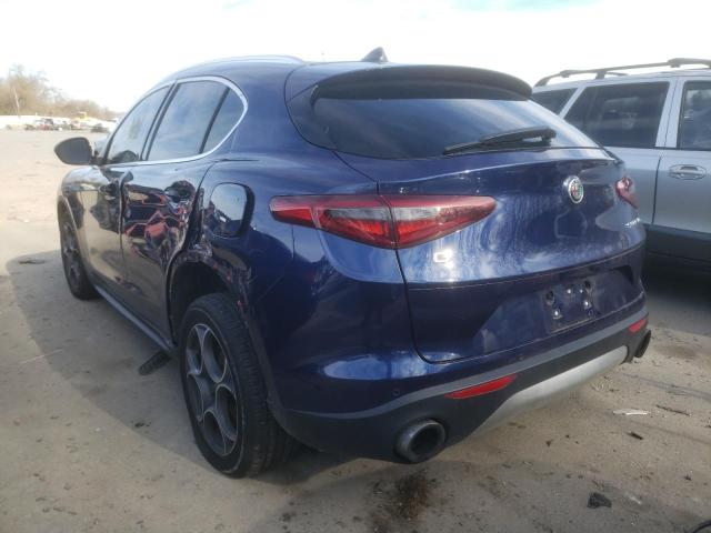 ZASFAKAN9J7B62982 - 2018 ALFA ROMEO STELVIO BLUE photo 3