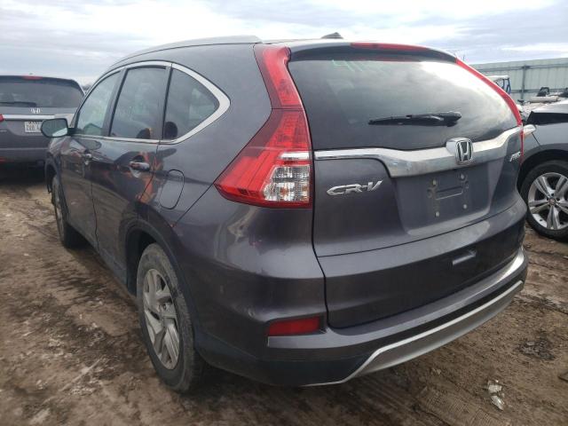 2HKRM4H78FH683629 - 2015 HONDA CR-V EXL GRAY photo 3