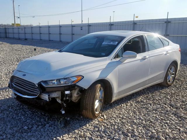 3FA6P0HD6GR290418 - 2016 FORD FUSION SE  photo 2