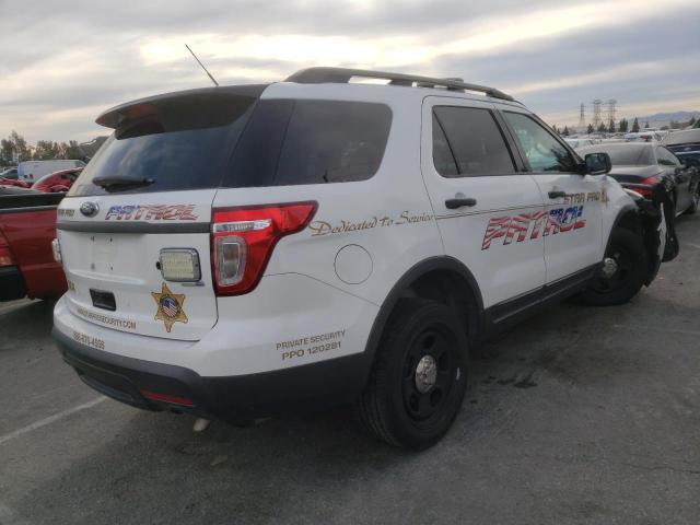 1FM5K8AR5DGA64278 - 2013 FORD EXPLORER POLICE INTERCEPTOR WHITE photo 4