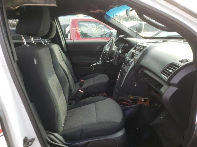 1FM5K8AR5DGA64278 - 2013 FORD EXPLORER POLICE INTERCEPTOR WHITE photo 5