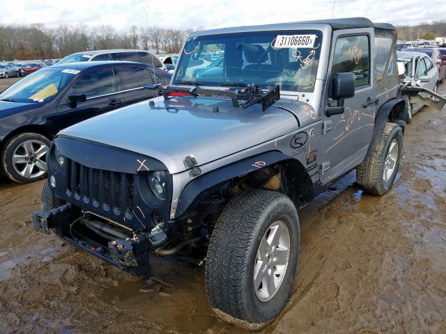 1C4AJWAG1FL581614 - 2015 JEEP WRANGLER SPORT  photo 2